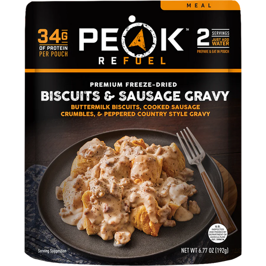 Ultimate Emergency Breakfast: Biscuits & Sausage Gravy