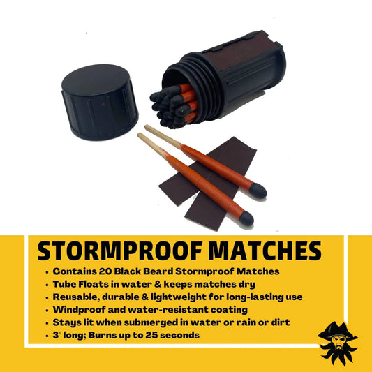 Stormproof Survival Matches – Ignite Fire Anytime, Anywhere!