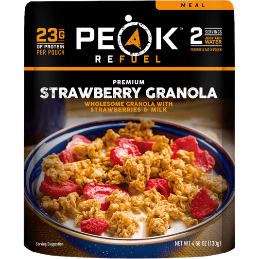 Emergency-Ready Strawberry Granola – High-Protein, No-Prep Breakfast for Families!