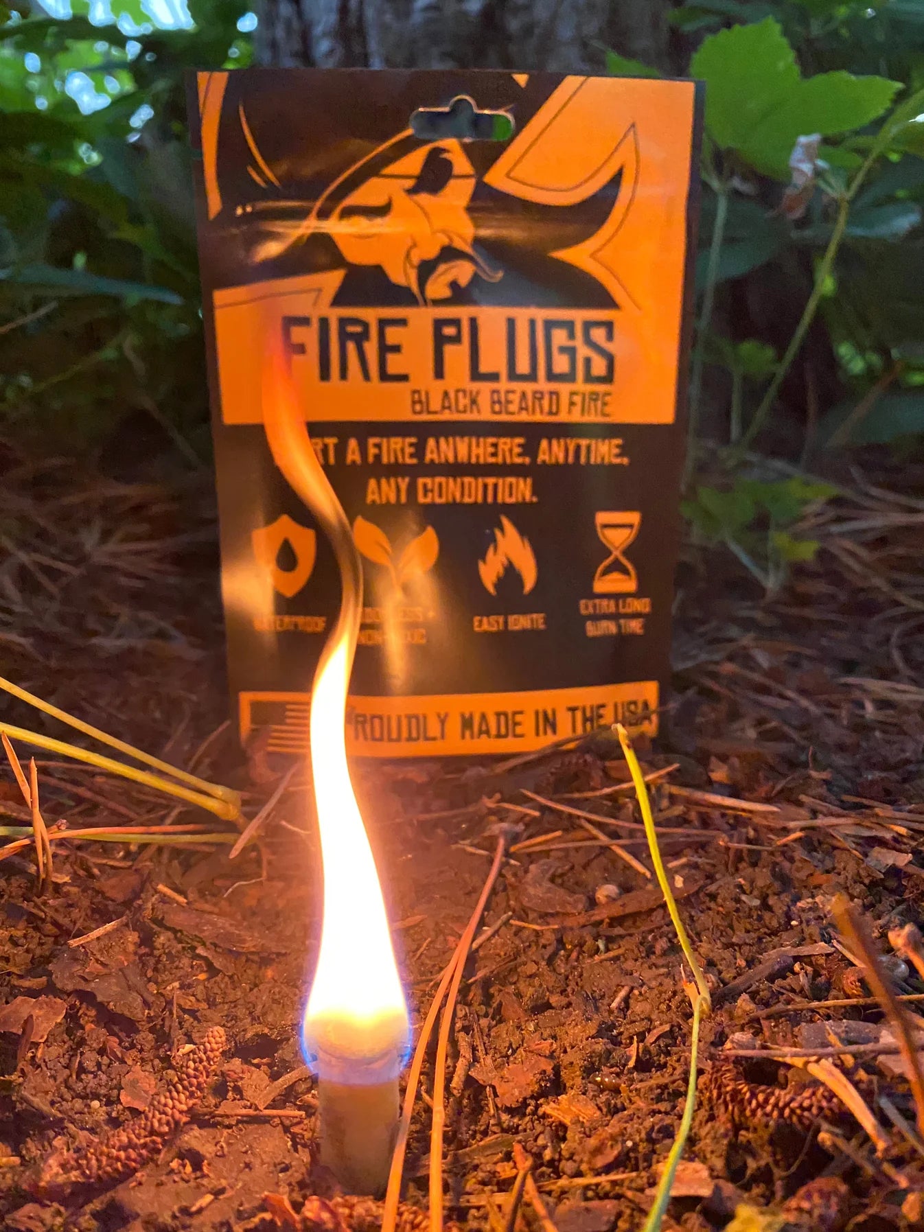 Light Your Fire Instantly with Black Beard Fire Plugs!